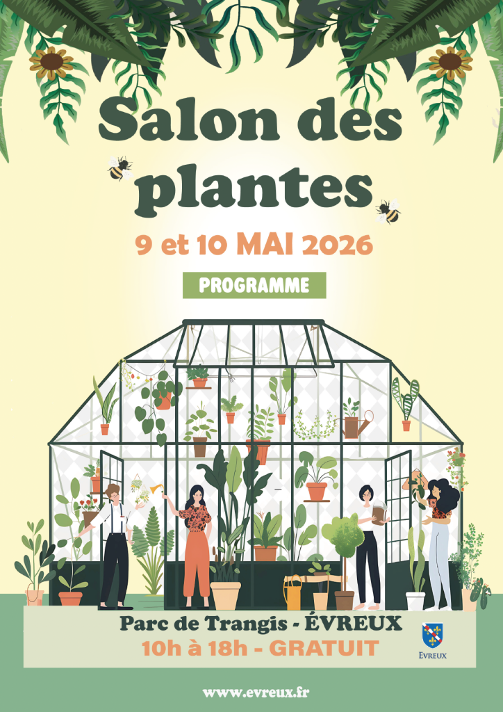 Affiche du salon des plantes 2026 - Agrandir l'image, fenêtre modale
